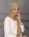 EMANI SQUARE SCARF (GOLDEN ROD)
